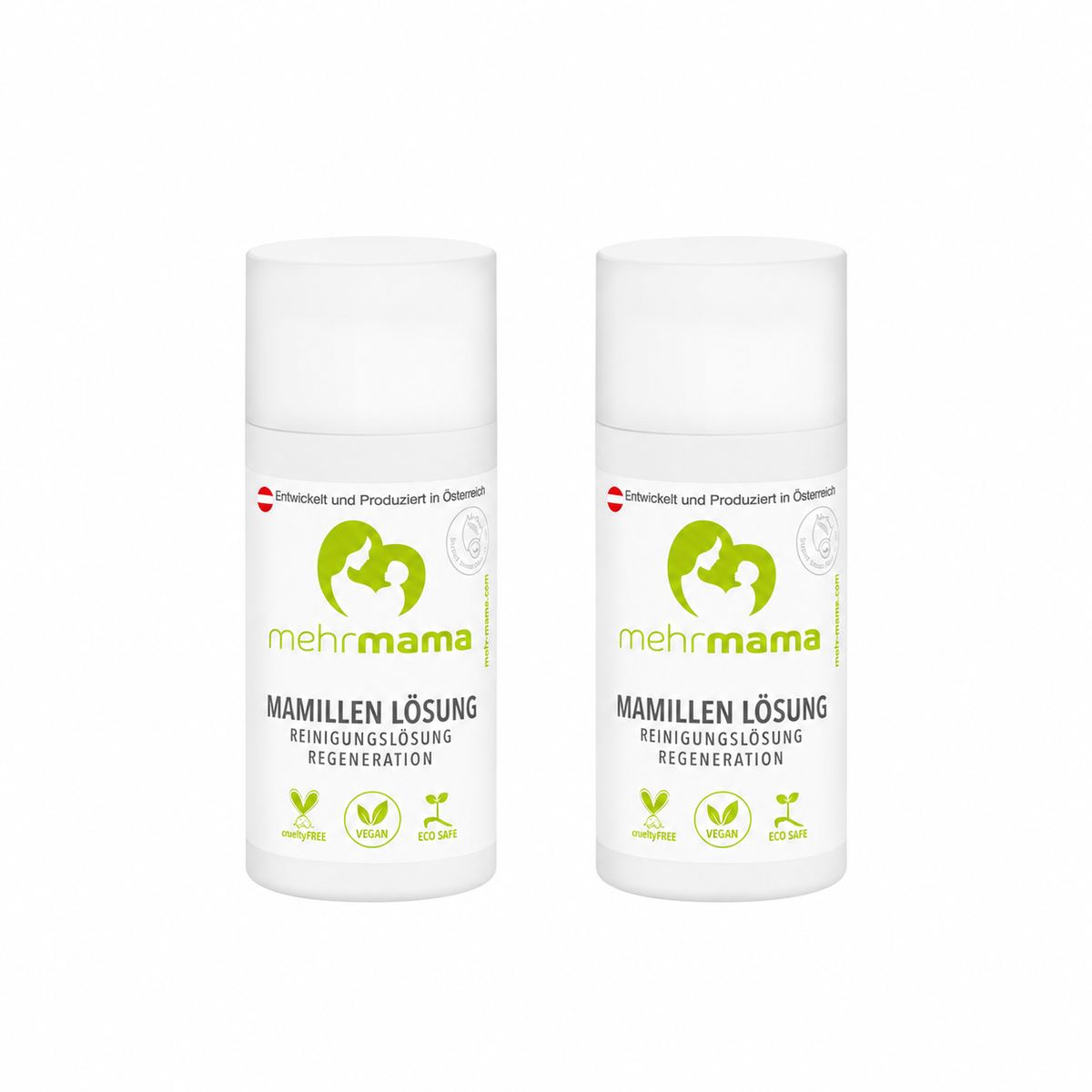 2 x MehrMama® Original HOCL BRUSTWARZEN REINIGUNG vegan 50ml