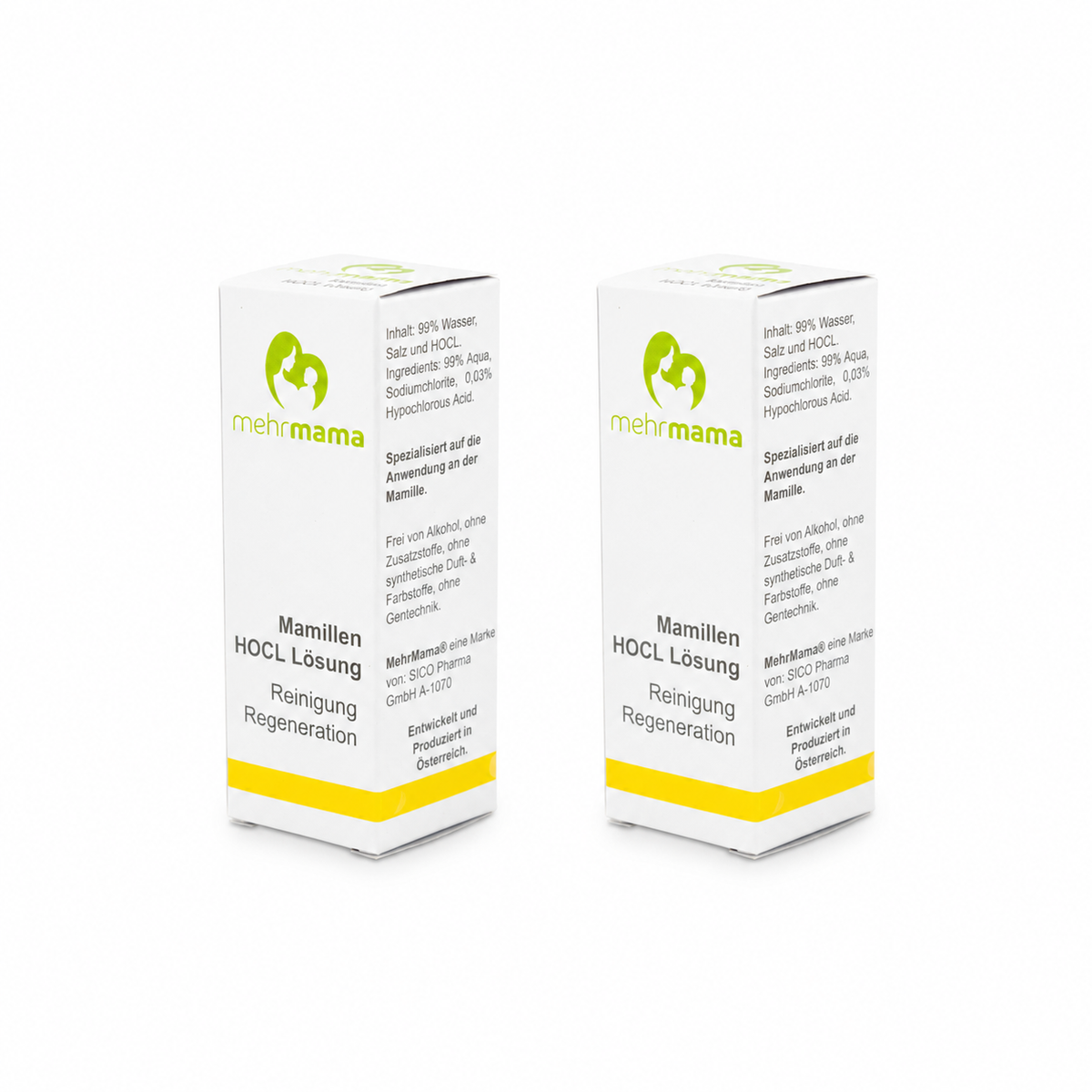 2 x MehrMama® Original HOCL BRUSTWARZEN REINIGUNG vegan 50ml